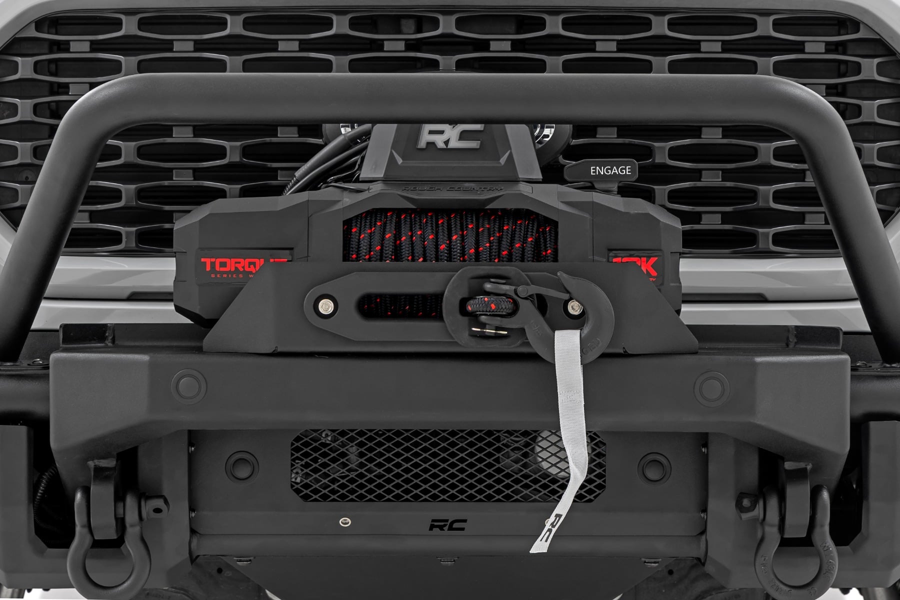 Front Bumper Tubular Winch Mount Ford F-150 2WD/4WD (2021-2023) Rough Country