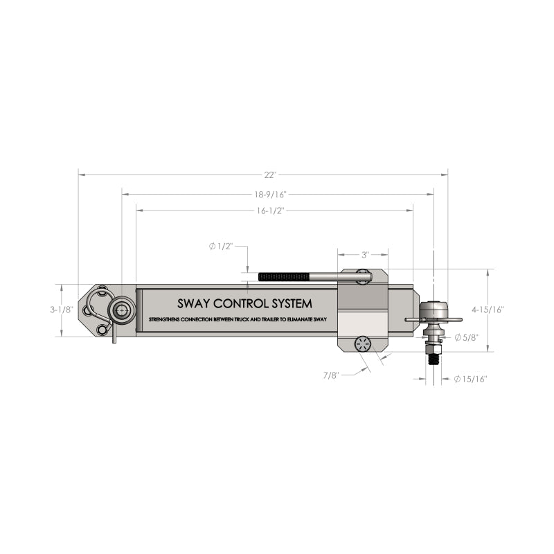 BulletProof Hitches Sway Control System Model SWAYCONTROL