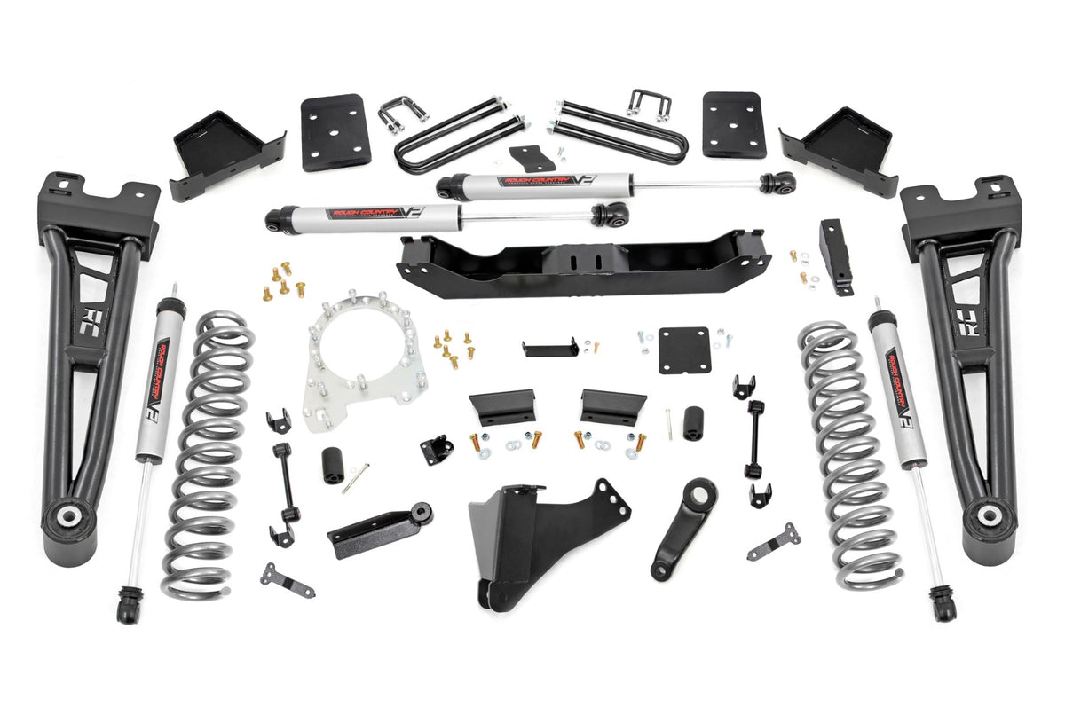 6 Inch Lift Kit R/A OVLDS V2 Ford F-250/F-350 Super Duty 4WD (17-22) Rough Country