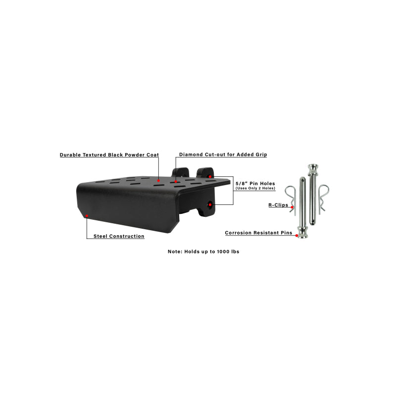 BulletProof Hitches Hitch Step Attachment Model STEP