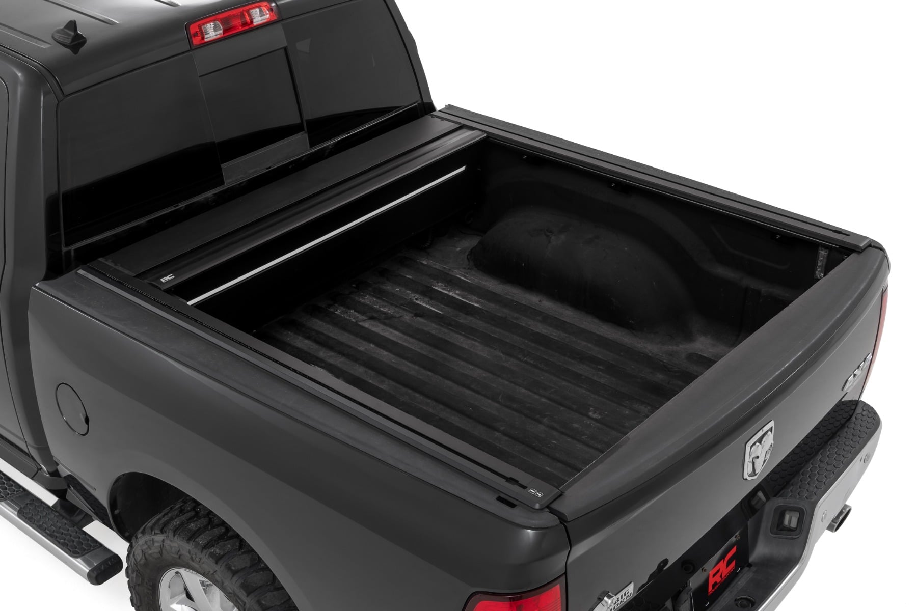 Powered Retractable Bed Cover 5 Foot 7 Inch Bed Ram 1500 2WD/4WD (2009-2018 & Classic) Rough Country