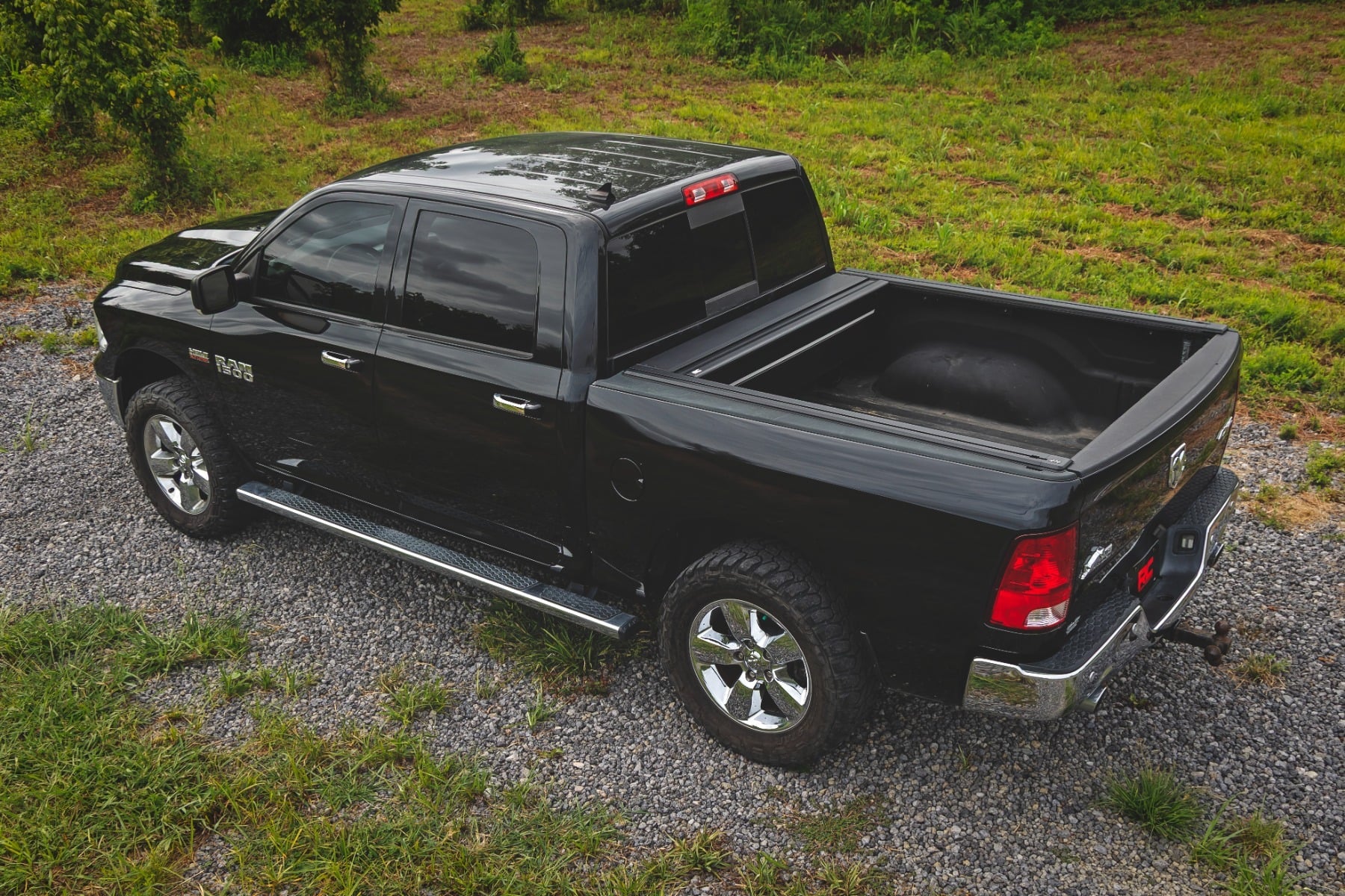 Powered Retractable Bed Cover 5 Foot 7 Inch Bed Ram 1500 2WD/4WD (2009-2018 & Classic) Rough Country
