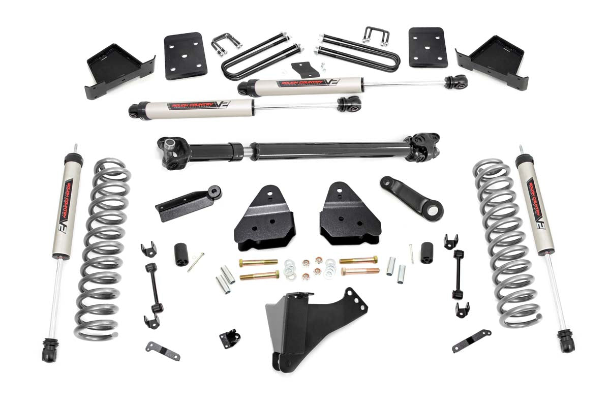 6 Inch Lift Kit No OVLDS D/S V2 Ford F-250/F-350 Super Duty (17-22) Rough Country