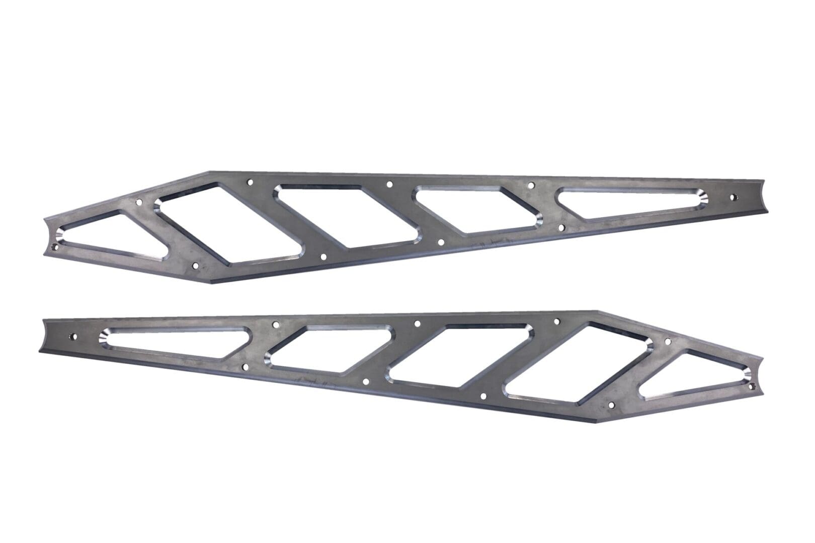 McGaughy's Billet Face Plates for Compression Struts 2011-2019 Silverado/Sierra 2500/3500 Raw Finish