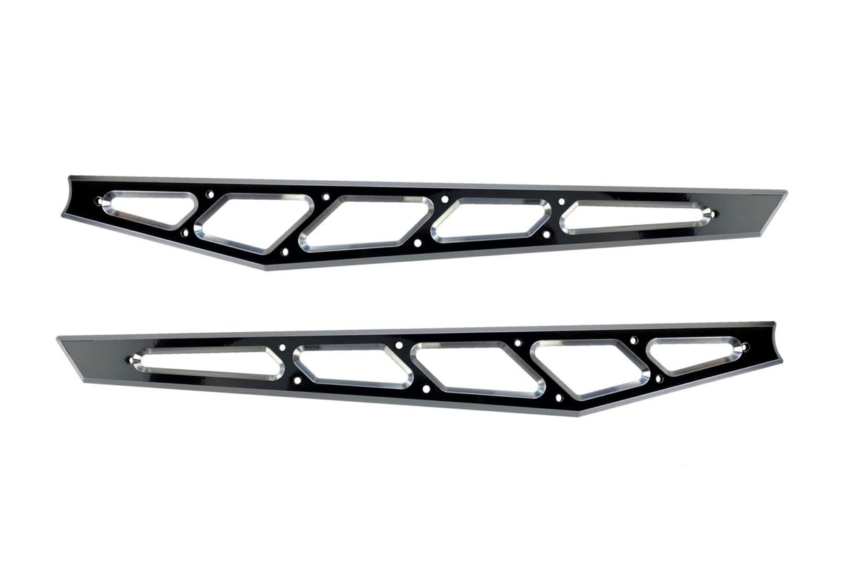 McGaughy's Billet Face Plates fits Compression Struts 2020-2026 Silverado/Sierra 2500/3500 Black