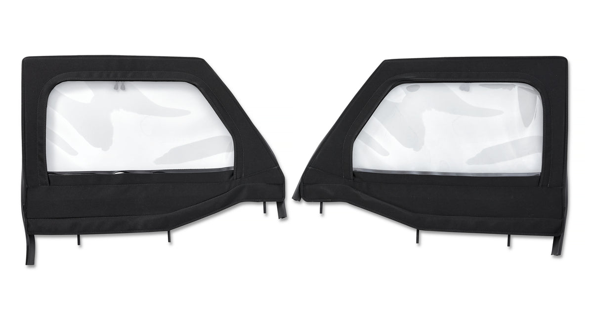 Element Upper Doors Jeep '20-26 Gladiator '18-26 Wrangler JL Front Black Twill Bestop