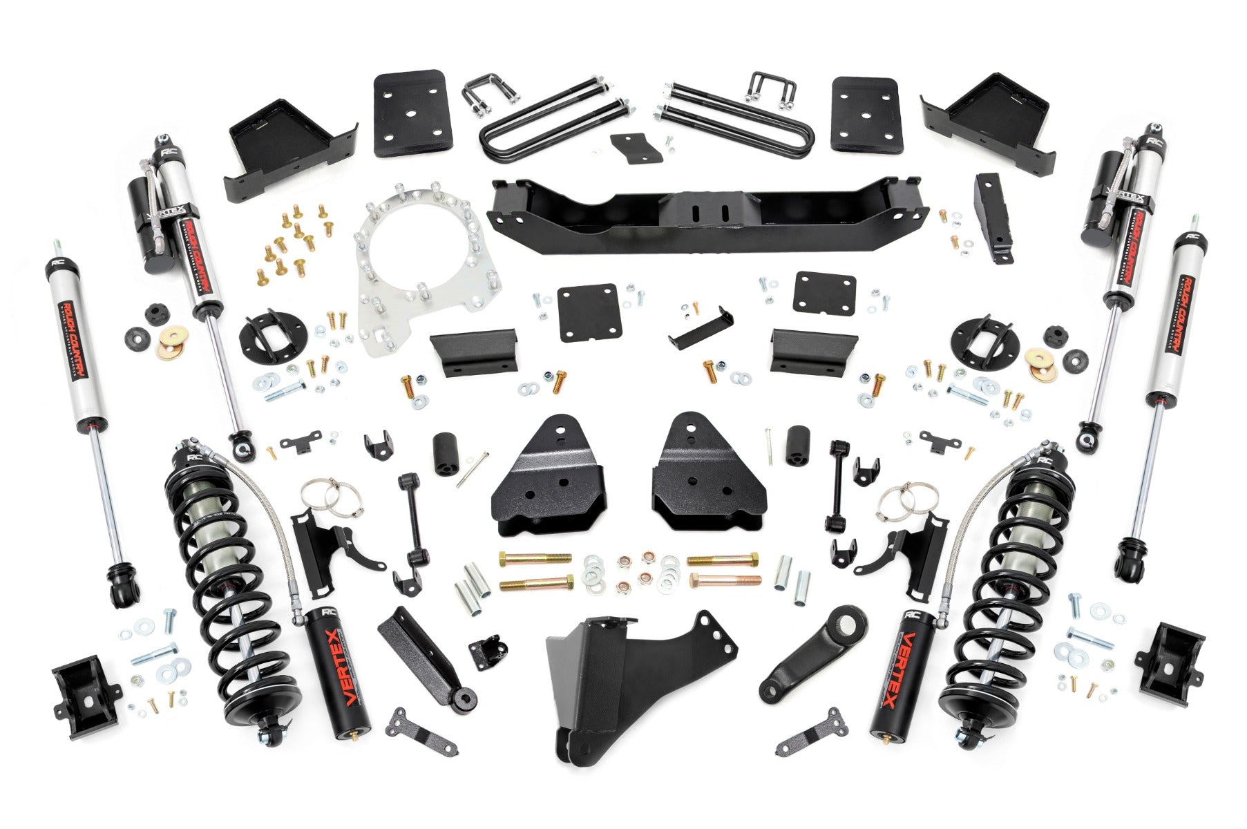 6 Inch Lift Kit OVLDS C/O Vertex Ford F-250/F-350 Super Duty 4WD (17-22) Rough Country