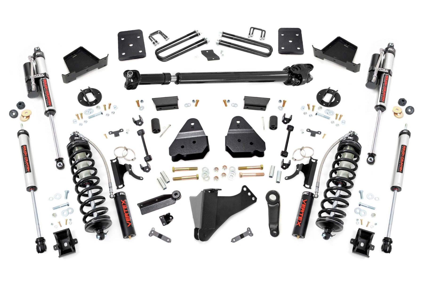 6 Inch Lift Kit OVLDS D/S C/O Vertex Ford F-250/F-350 Super Duty (17-22) Rough Country