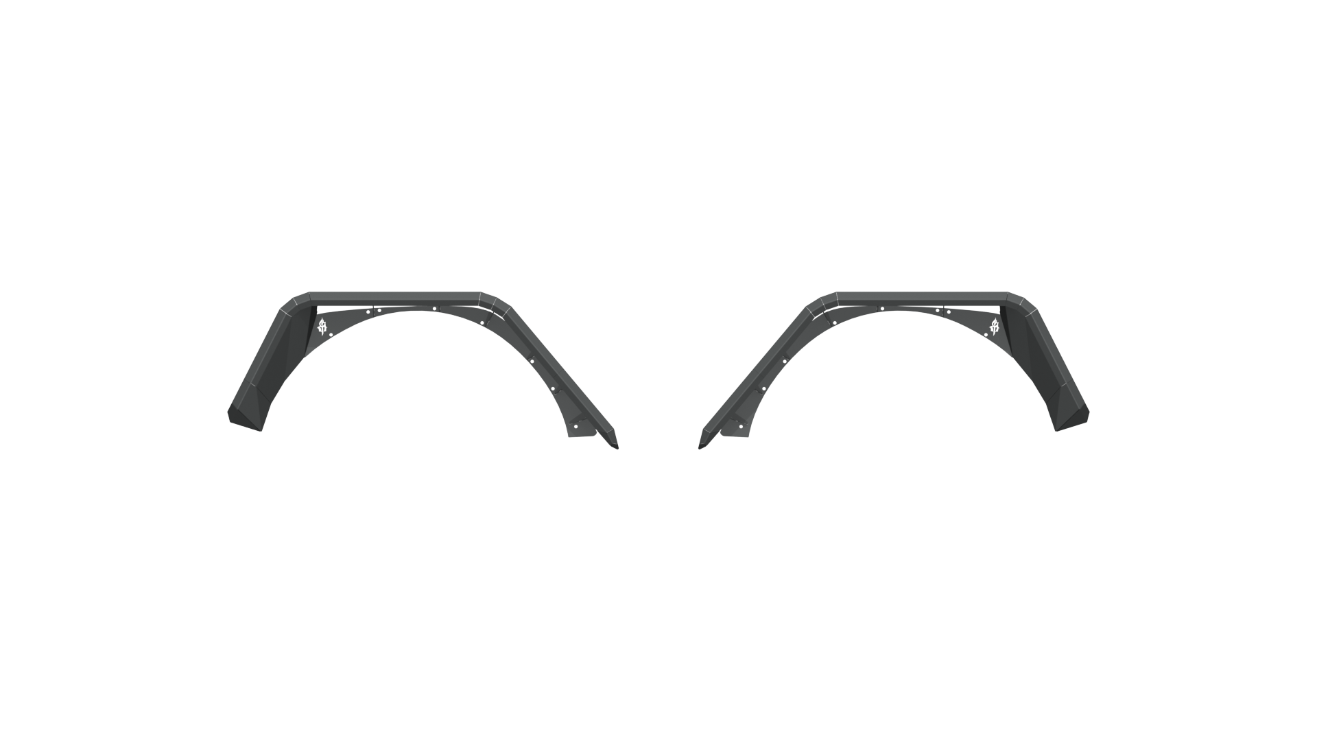 Stealth Rear Fender Flares - Texture Black 2018-2025 Jeep JL JLU