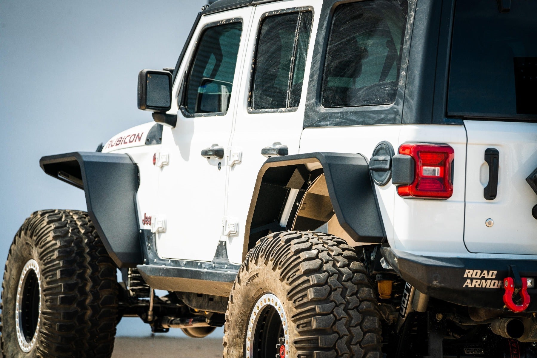 Stealth Rear Wide Fender Flares - Texture Black 2018-2025 Jeep JL JLU