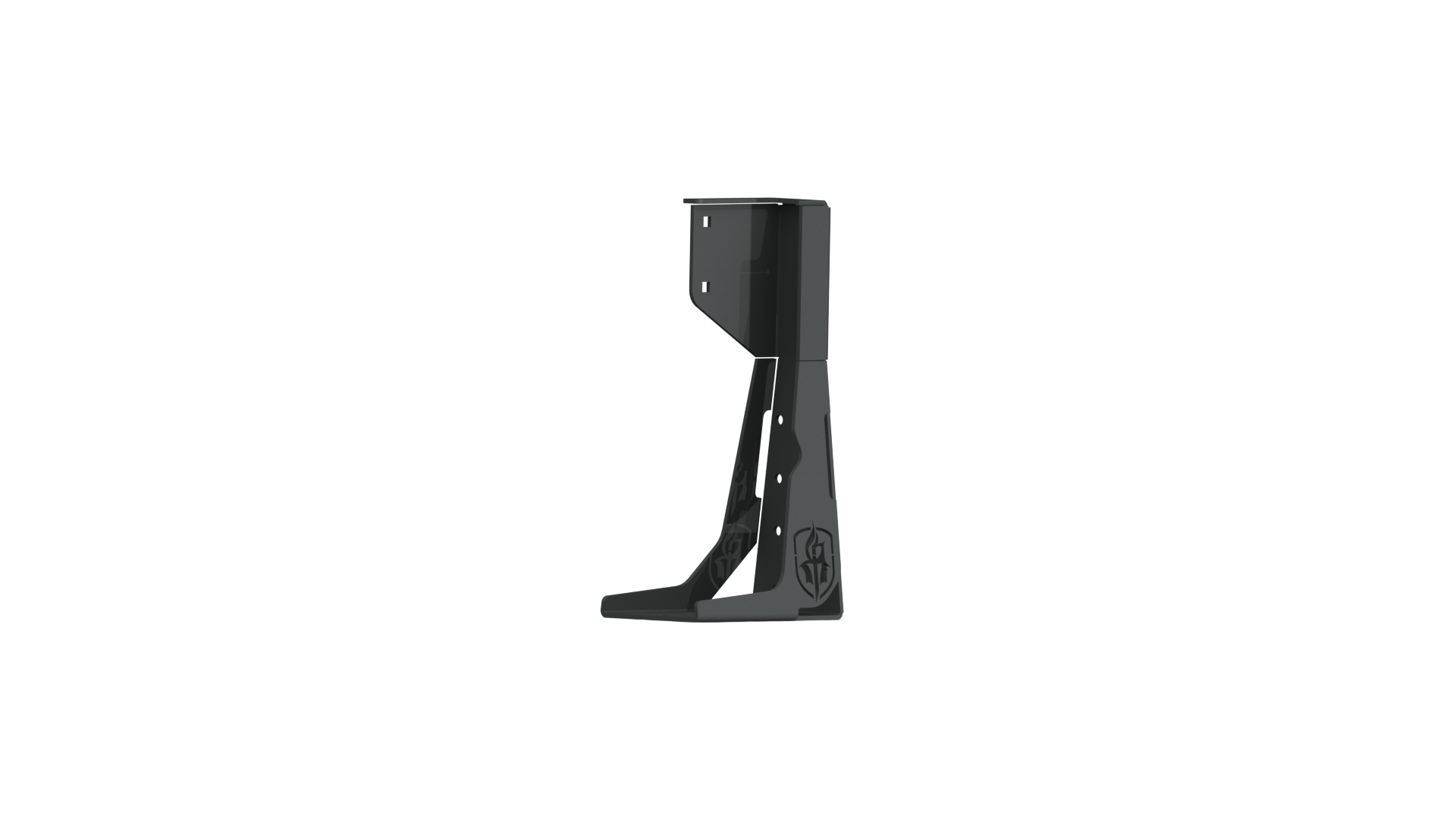Stealth Rear Tire Carrier HiLift Jack Mount - Texture Black 2007-2022 JEEP JL Rubicon JL Sport JL Sahara JK JKU JL
