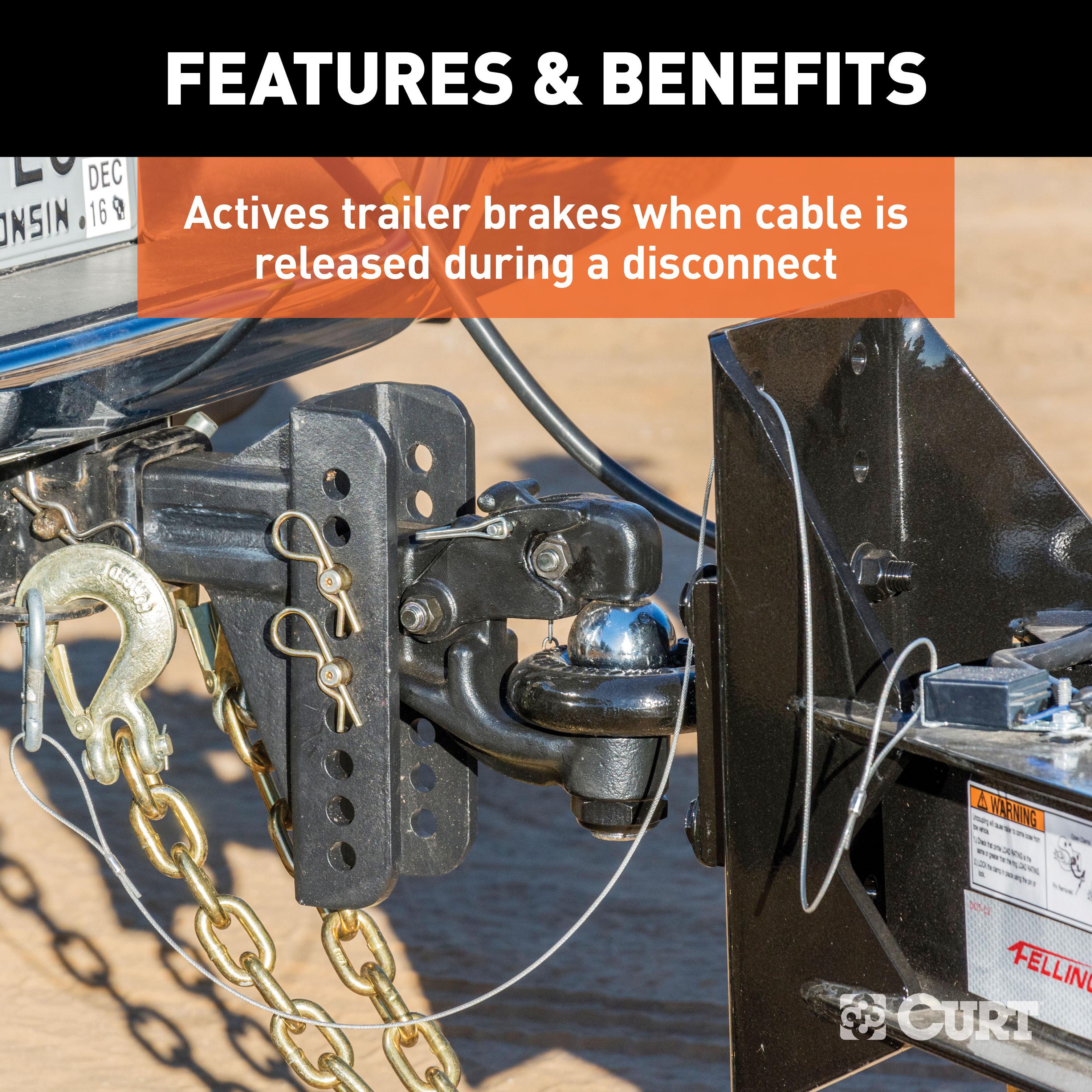 CURT Trailer Breakaway Switch Model 52011