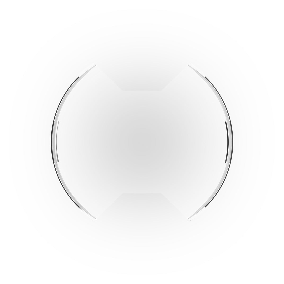 SlimLite 8 Inch LED Light Shield Clear KC HiLiTES