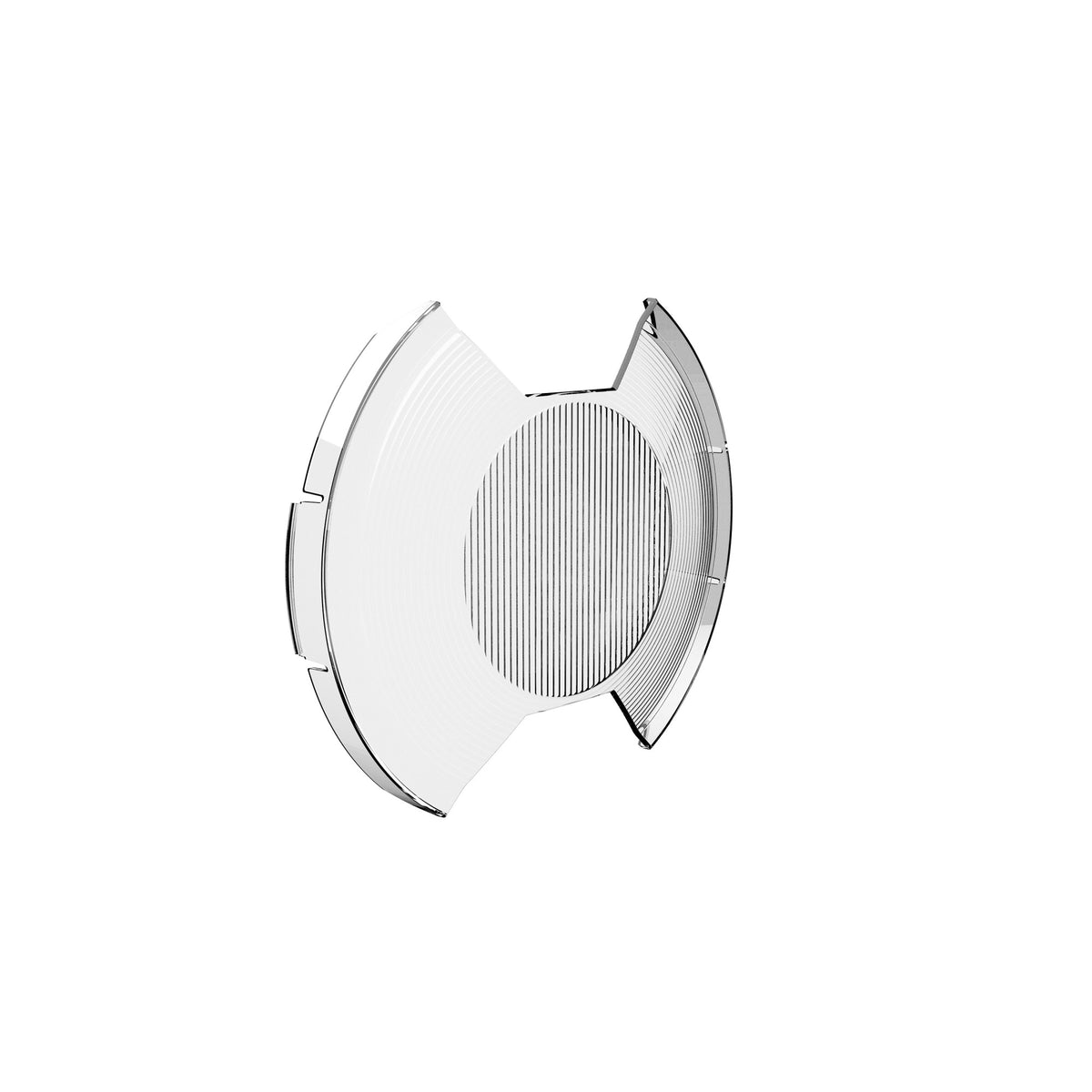 SlimLite 8 Inch LED Light Shield SAE Driving Clear KC HiLiTES