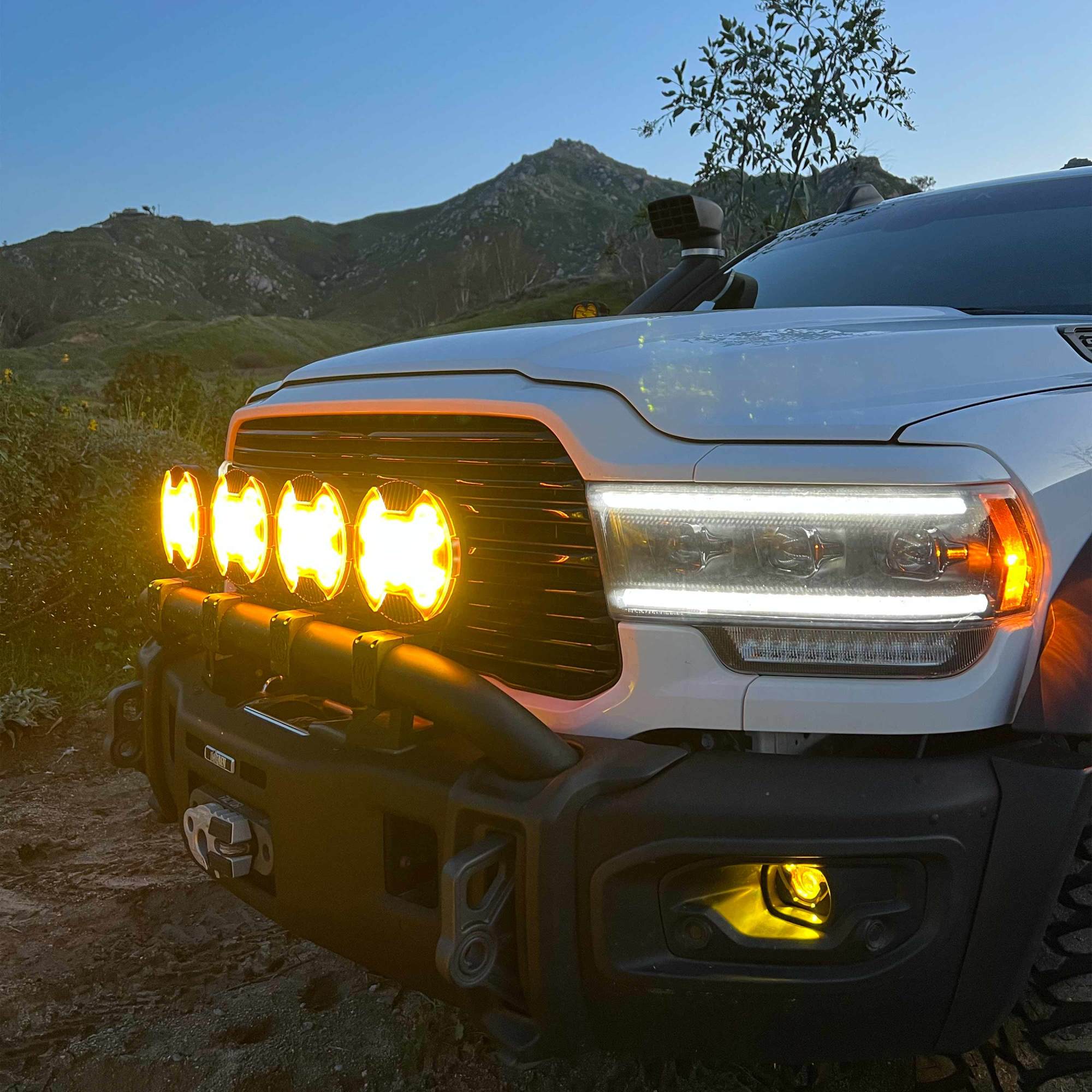 Head Light Cover Light Shield SAE Driving Yellow KC HiLiTES