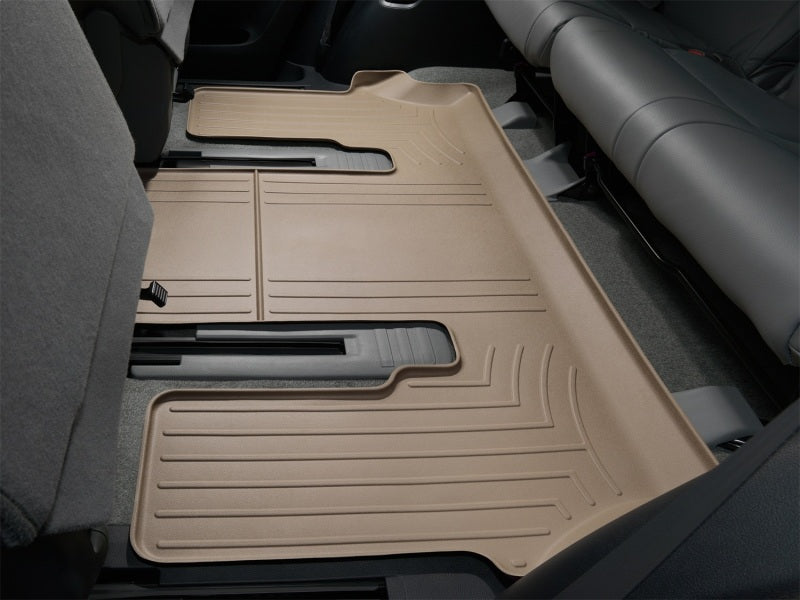 WeatherTech 08+ Toyota Sequoia Rear FloorLiner - Tan