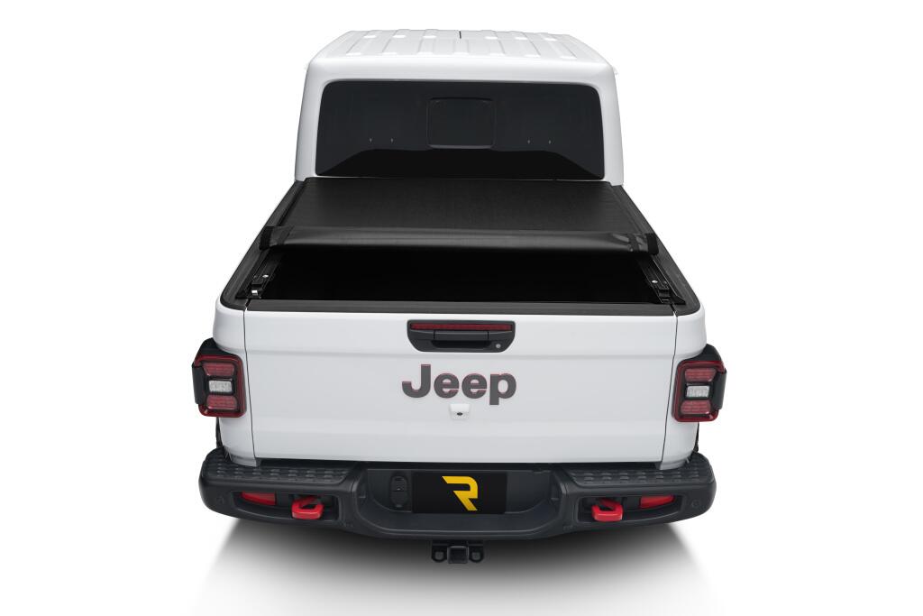 Lo Pro Tonneau Cover Black 2020-2027 Jeep Gladiator with or without Trail Rail System Truxedo