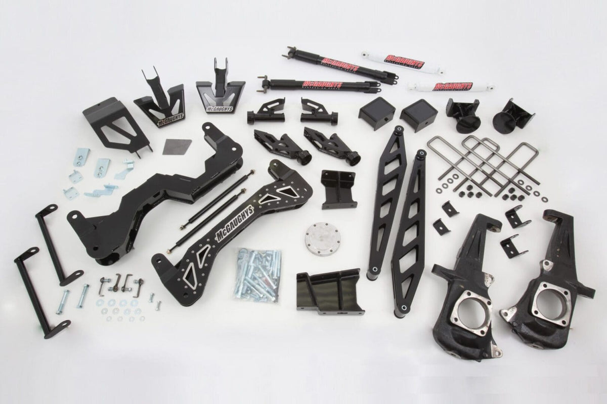 McGaughy's 7-9 Inch Premium Lift Kit 2011-2019 Silverado/Sierra 3500 4WD