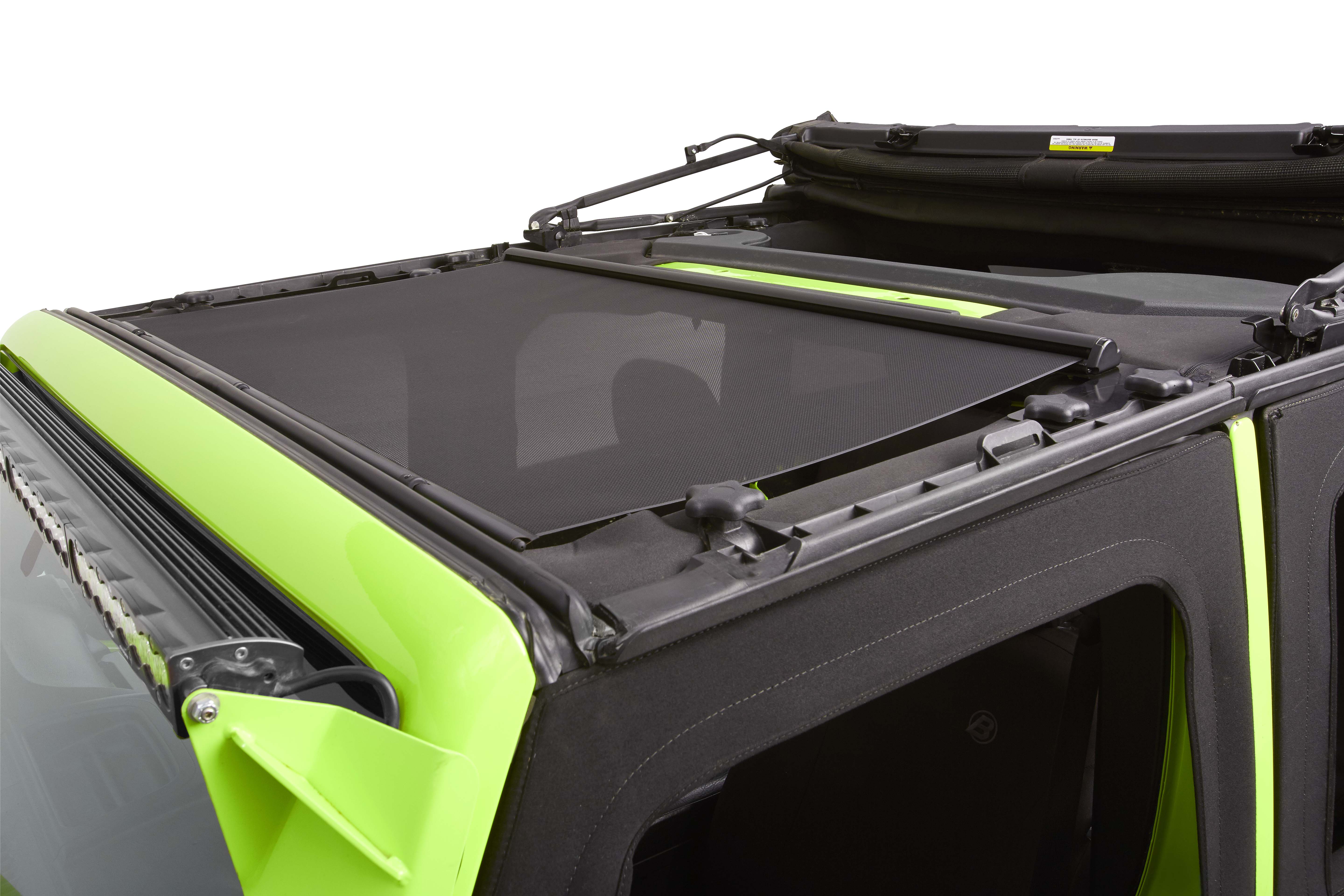 The SunScreen For Jeep '07-18 Wrangler JK (For Soft Top) Mesh Bestop