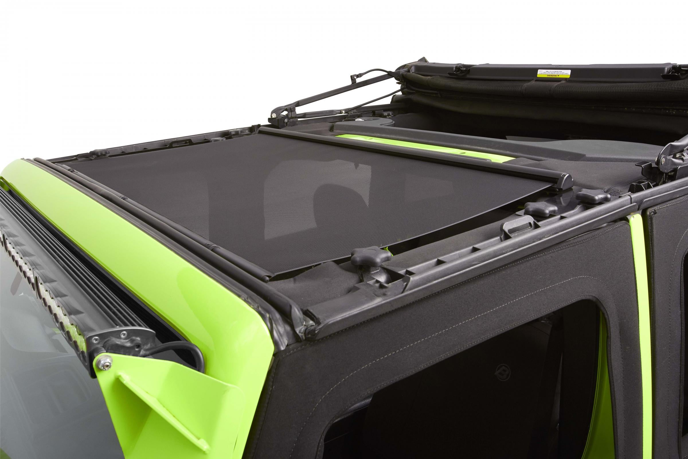 The SunScreen For Jeep '07-18 Wrangler JK (For Sunrider for Hardtop) Mesh Bestop