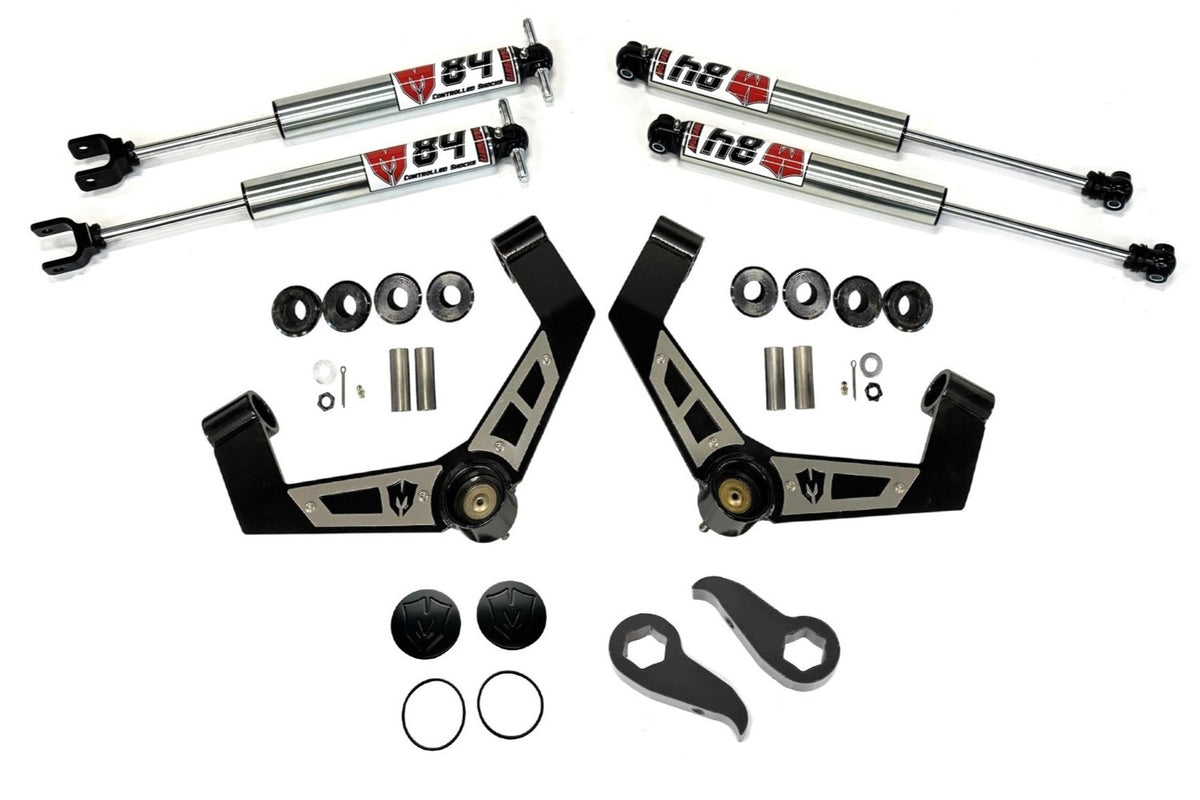 2 Inch Leveling Kit w/M84 Shocks 20-26 Silverado/Sierra 2500/3500 2WD/4WD