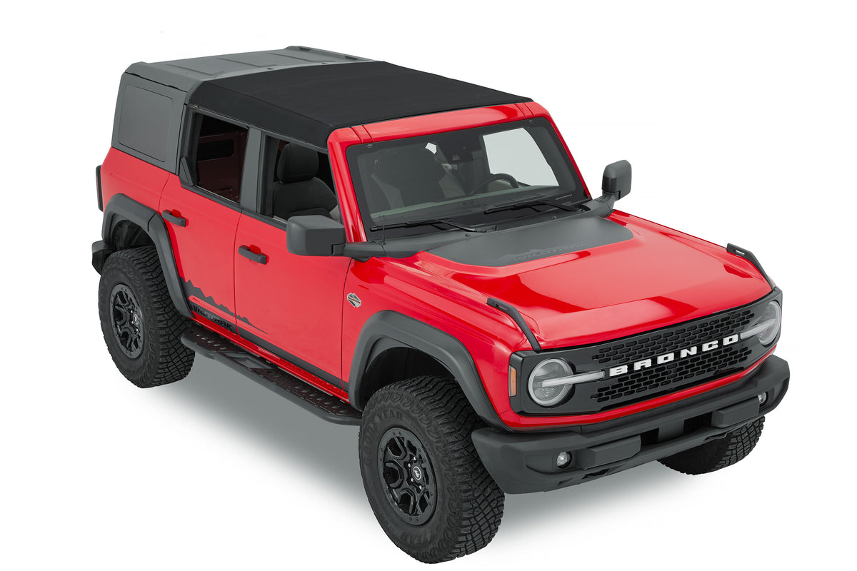 Skyrider for Hardtop 21-27 Bronco 4-Door (Premium Black Twill) Bestop