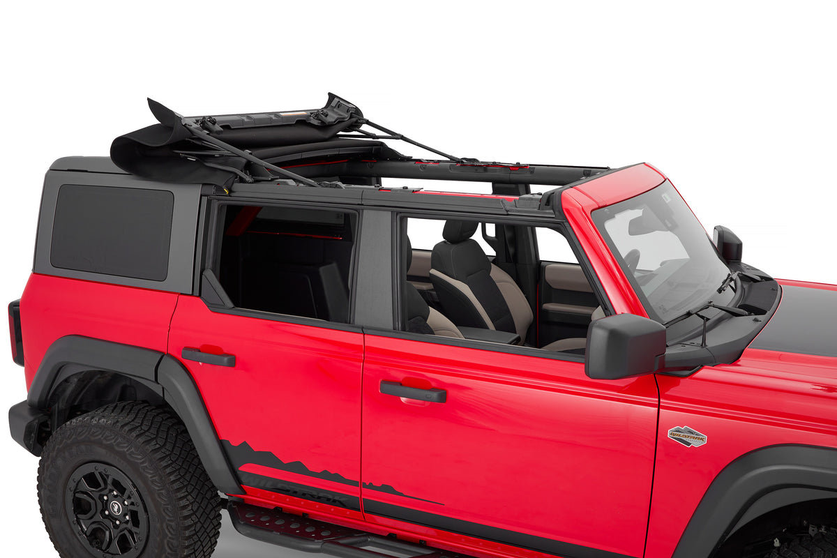 Skyrider for Hardtop 21-27 Bronco 4-Door (Premium Black Twill) Bestop