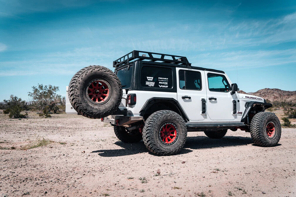 2019-2020 Wrangler JL Tire Carrier Single Action (Fits Jl-2965 Bumper) Body Armor 4X4