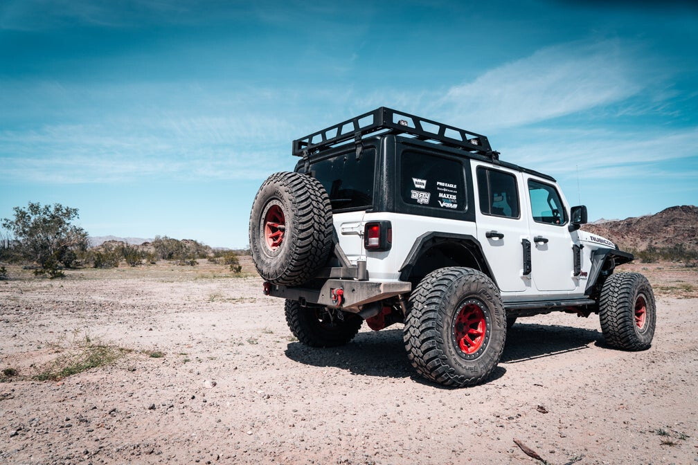 2019-2020 Wrangler JL Tire Carrier Single Action (Fits Jl-2965 Bumper) Body Armor 4X4