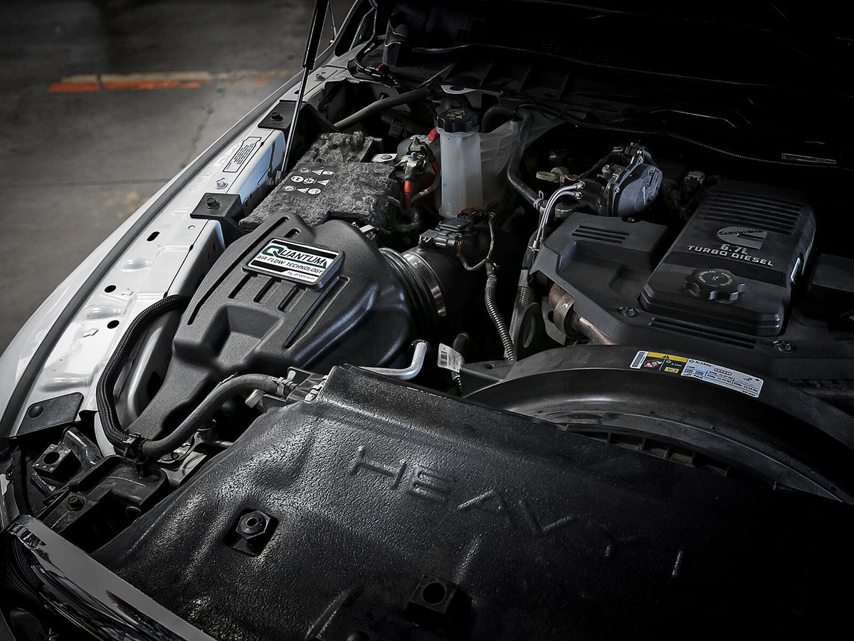 Quantum Cold Air Intake System w/ Pro 5R Filter Dodge Ram Diesel Trucks 13-18 L6-6.7L (td) aFe Power