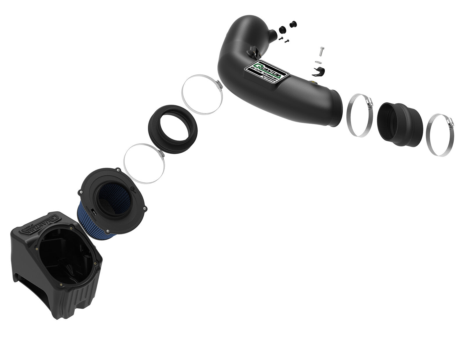 Quantum Cold Air Intake System w/ Pro 5R Filter Ford Diesel Trucks 17-19 V8-6.7L (td) aFe Power
