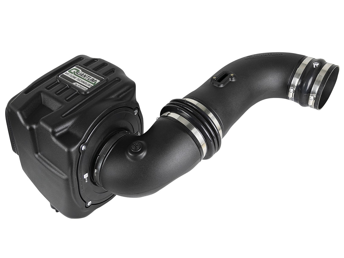 Quantum Cold Air Intake System w/ Pro Dry S Filter GM Diesel Trucks 07.5-10 V8-6.6L (td) Lmm aFe Power