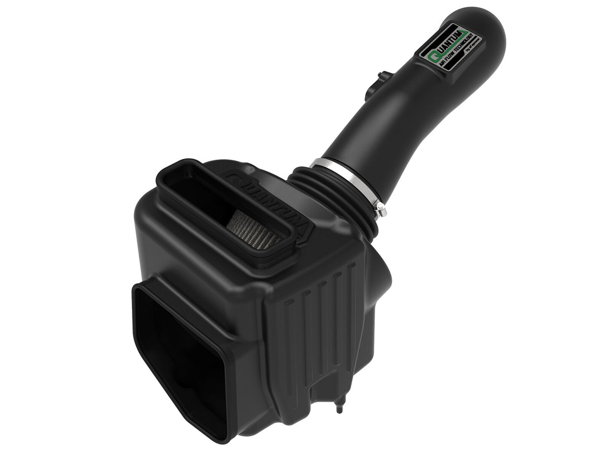 Quantum Cold Air Intake System w/ Pro Dry S Filter GM Diesel Trucks 17-19 V8-6.6L (td) L5P aFe Power
