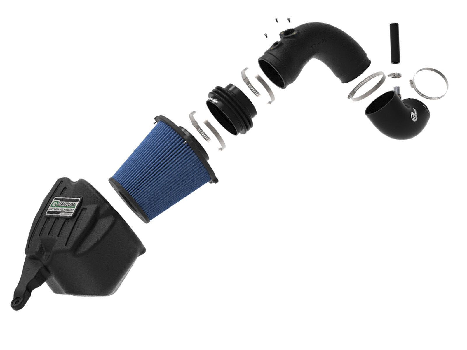 Quantum Cold Air Intake System w/ Pro 5R Filter Dodge Ram Diesel Trucks 10-12 L6-6.7L (td) aFe Power