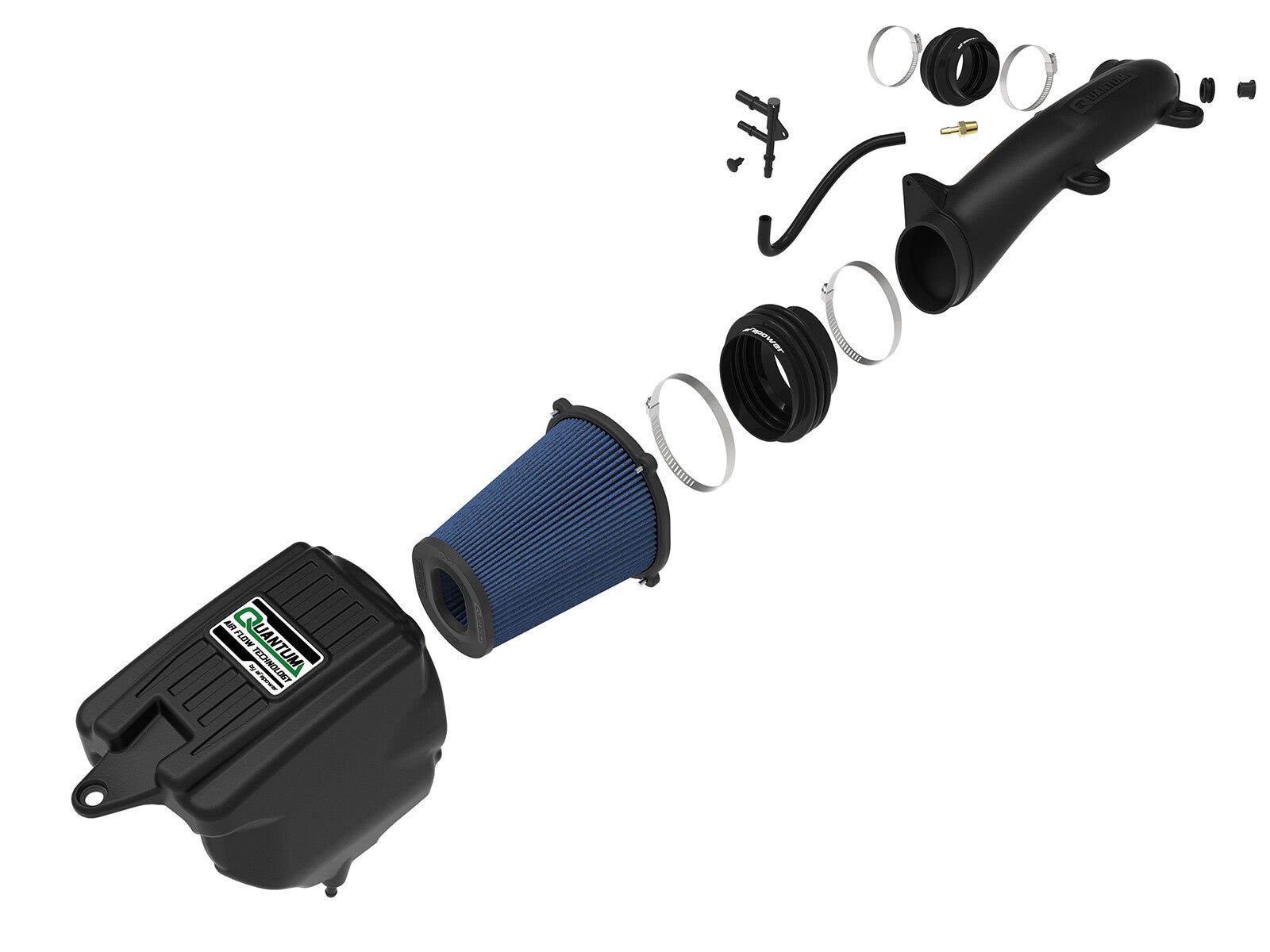 Quantum Cold Air Intake System w/ Pro 5R Filter Jeep Wrangler (Jl) 18-23 L4-2.0L (t) aFe Power