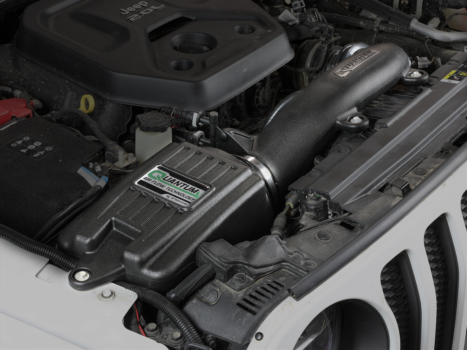 Quantum Cold Air Intake System w/ Pro 5R Filter Jeep Wrangler (Jl) 18-23 L4-2.0L (t) aFe Power