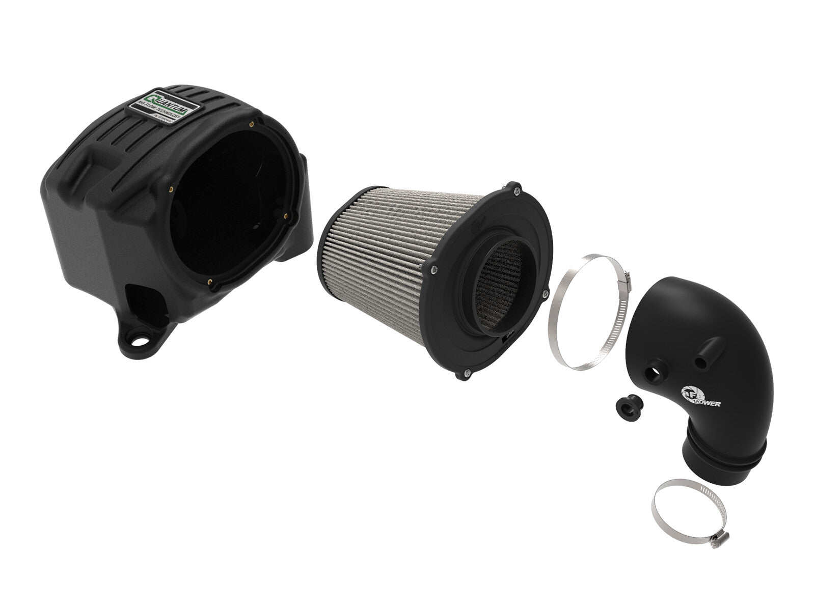 Quantum Cold Air Intake System w/ Pro Dry S Filter Ford Ranger 19-23 L4-2.3L (t) aFe Power