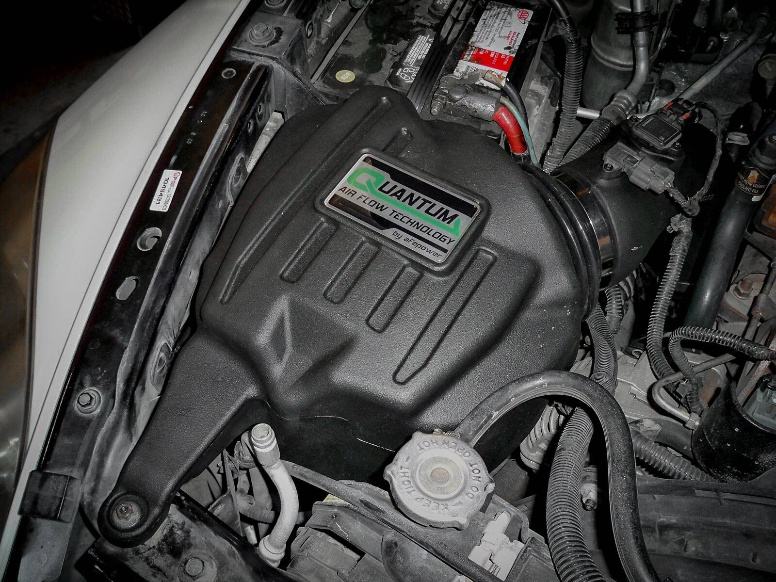 Quantum Cold Air Intake System w/ Pro Dry S Filter Dodge Diesel Trucks 07.5-09 L6-6.7L (td) aFe Power