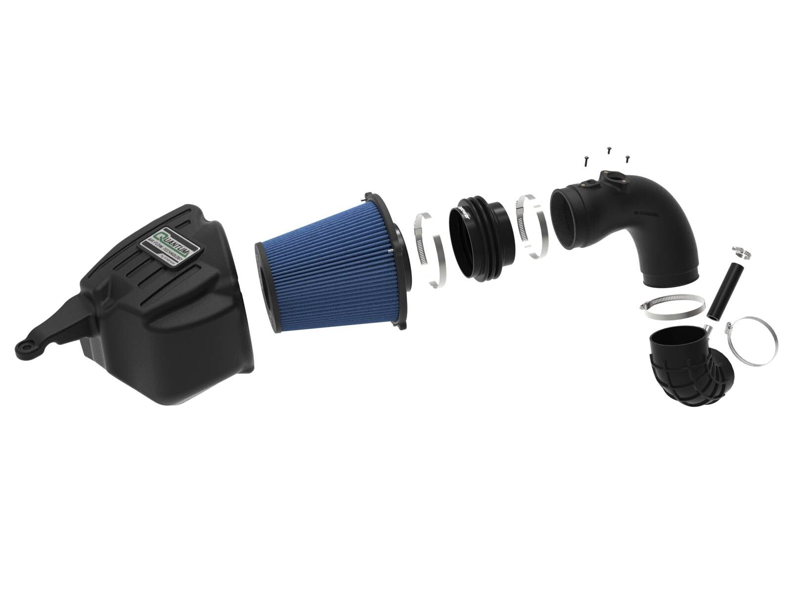 Quantum Cold Air Intake System w/ Pro 5R Filter Dodge Diesel Trucks 07.5-09 L6-6.7L (td) aFe Power