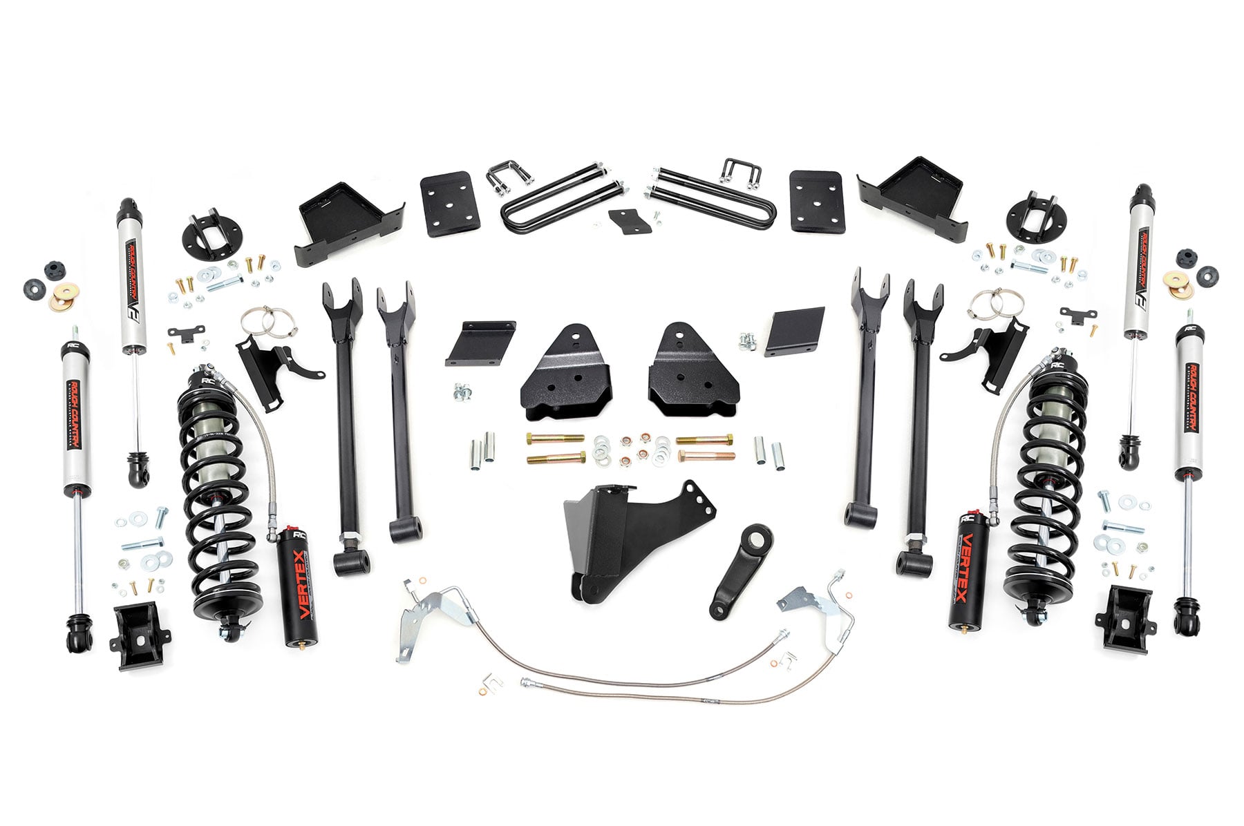 6 Inch Lift Kit 4-Link No OVLD C/O V2 Ford F-250 Super Duty (11-14) Rough Country