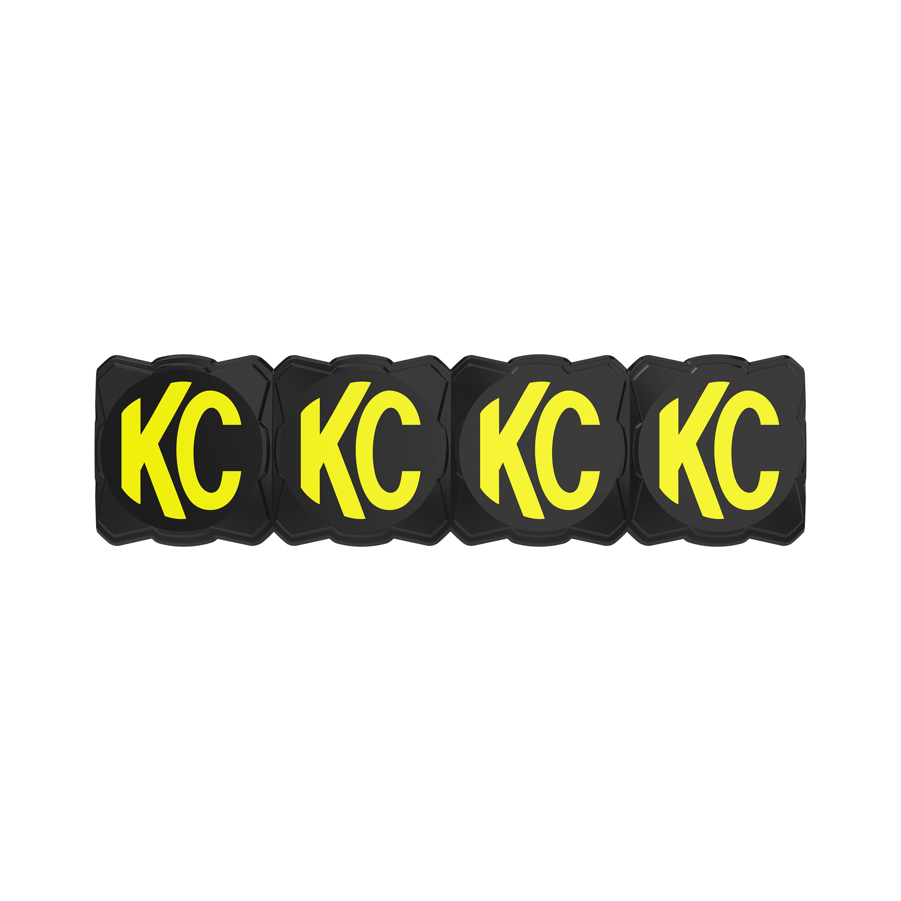 Head Light Cover Flex Era Bar 10 Inch Black/Yellow Each KC HiLiTES