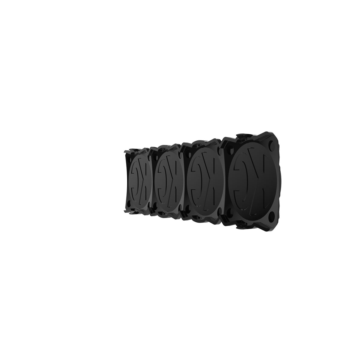 Head Light Cover Flex Era Bar 10 Inch Black/Yellow Each KC HiLiTES