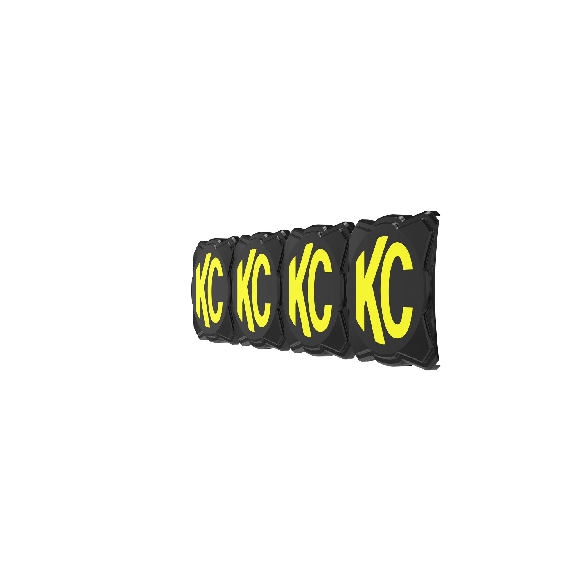 Head Light Cover Flex Era Bar 10 Inch Black/Yellow Each KC HiLiTES