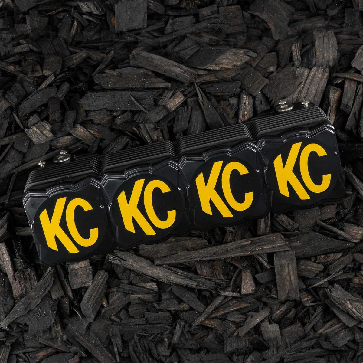 Head Light Cover Flex Era Bar 10 Inch Black/Yellow Each KC HiLiTES