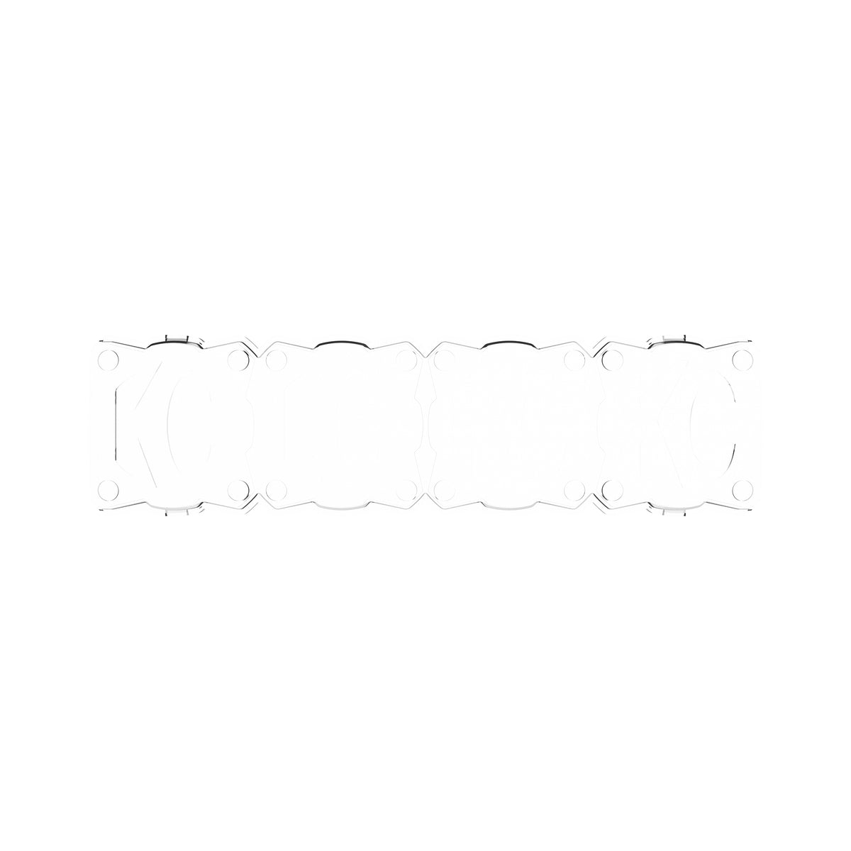 Head Light Cover Shield Flex Era Bar 10 Inch Clear Each KC HiLiTES