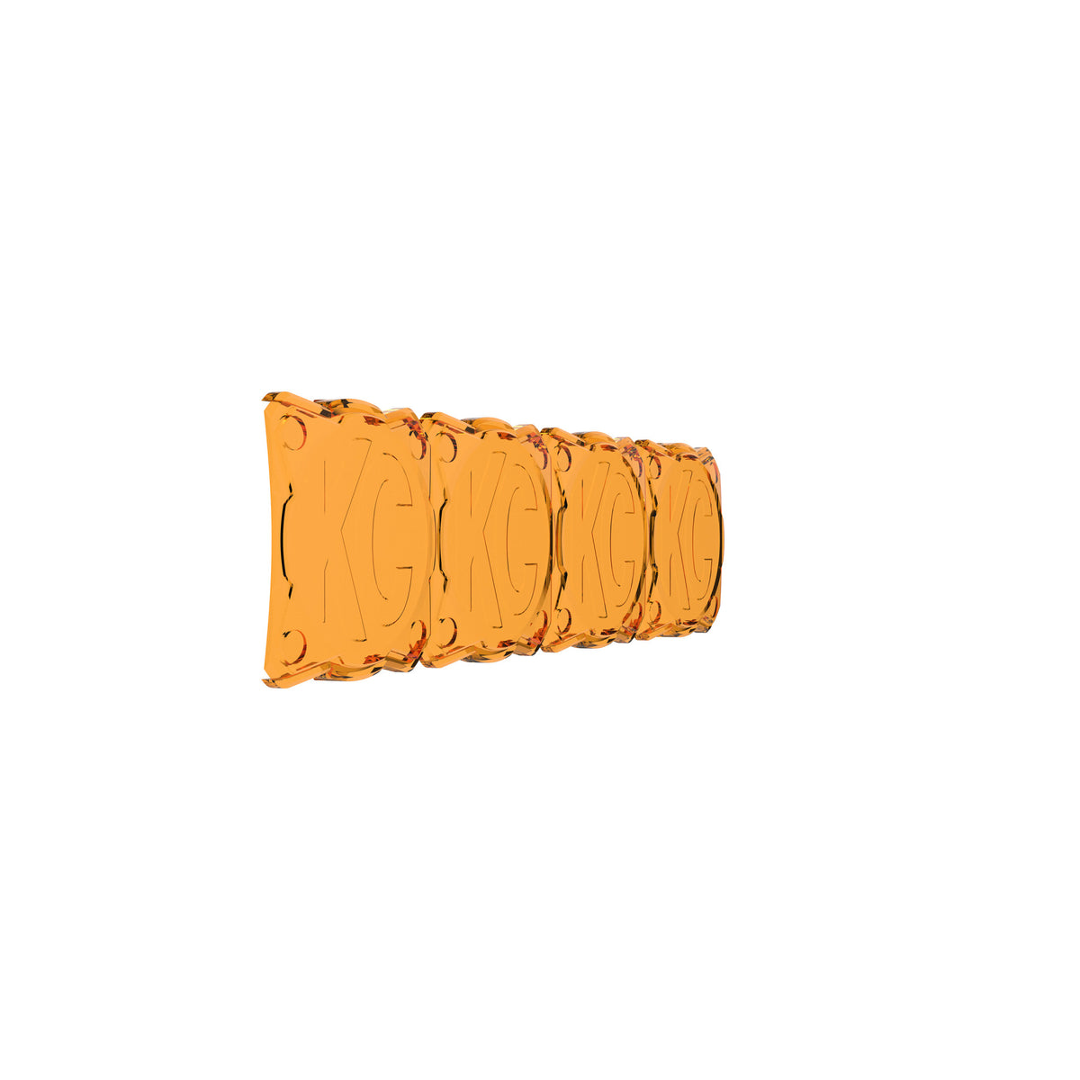 Head Light Cover Shield Flex Era Bar 10 Inch Amber Each KC HiLiTES