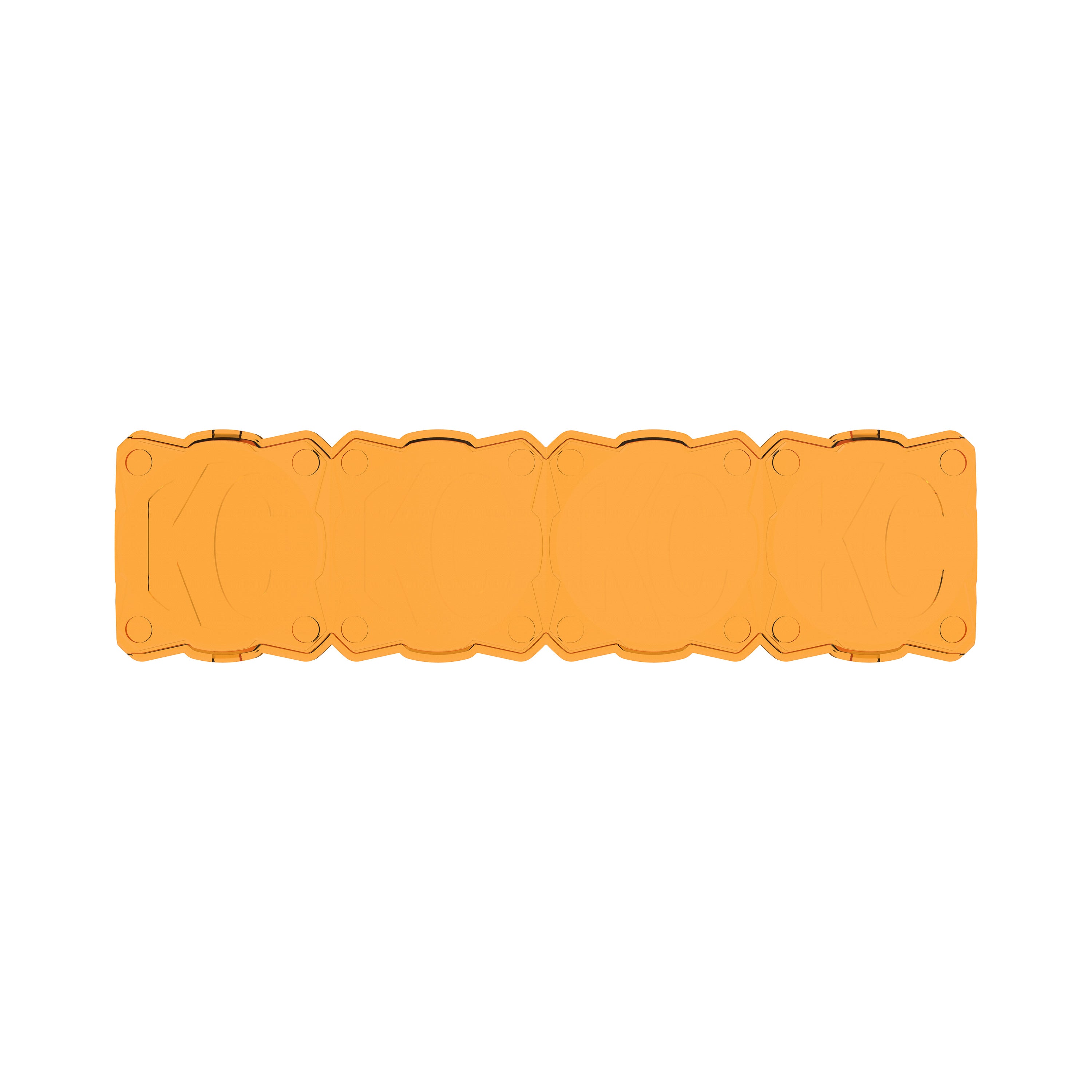 Head Light Cover Shield Flex Era Bar 10 Inch Amber Each KC HiLiTES