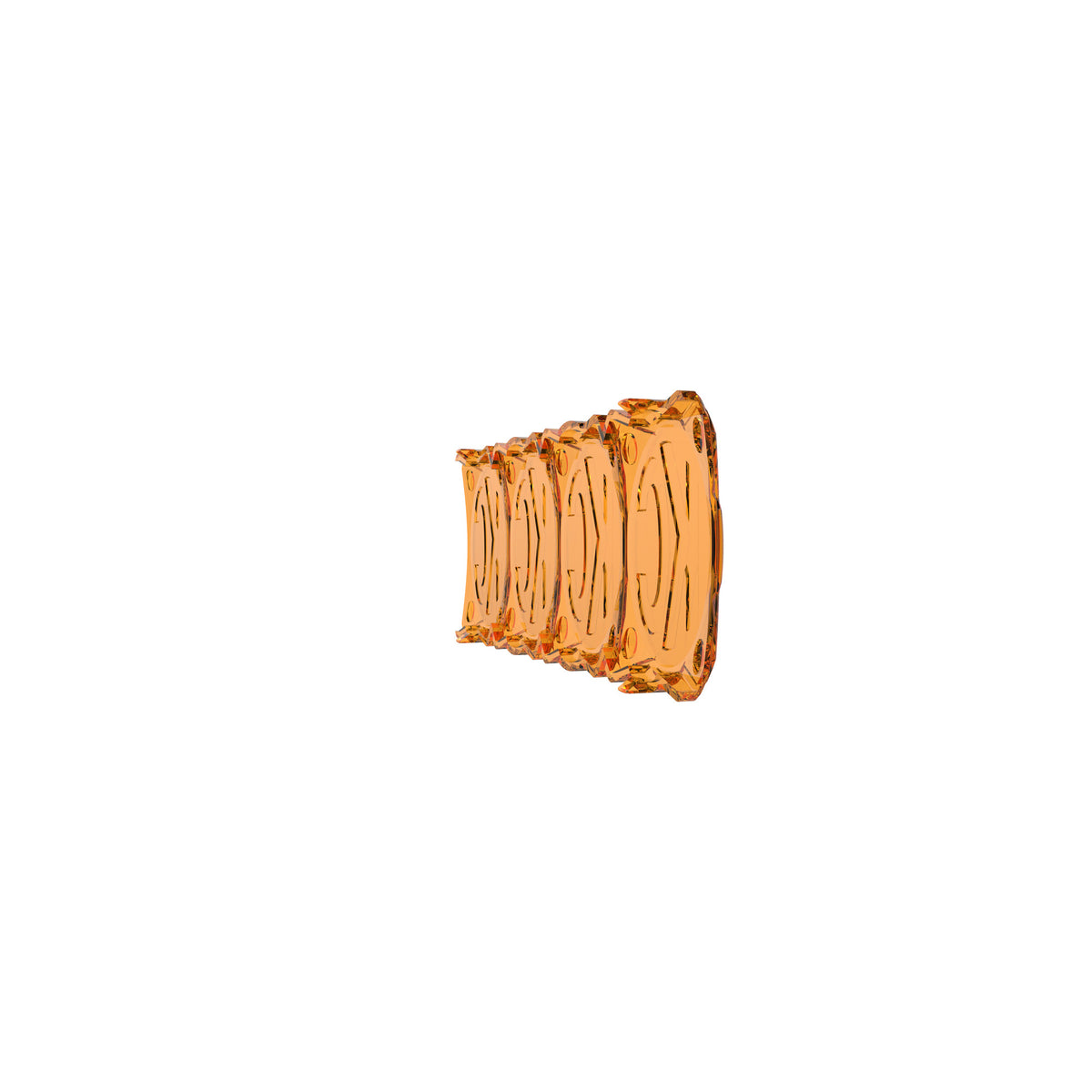 Head Light Cover Shield Flex Era Bar 10 Inch Amber Each KC HiLiTES