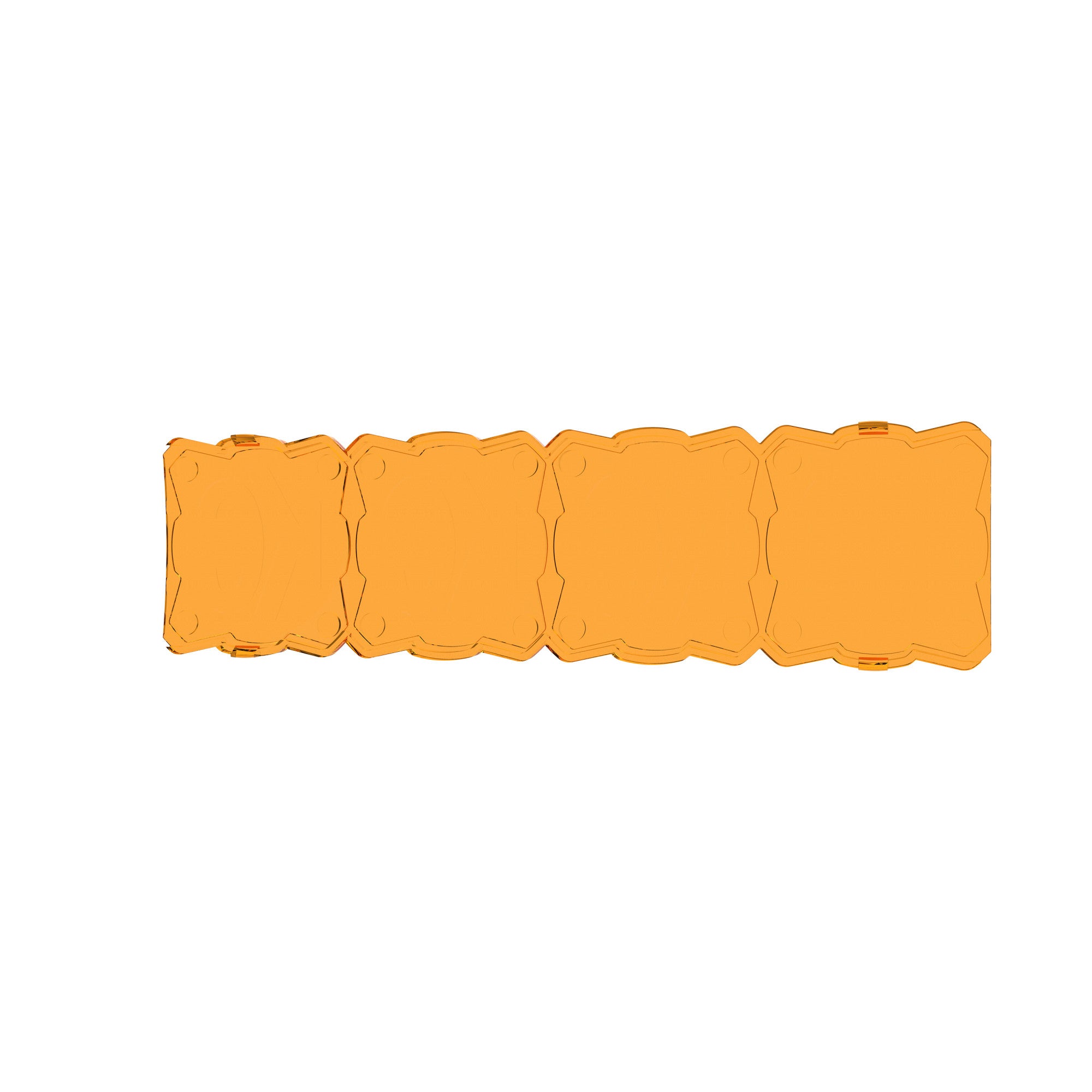 Head Light Cover Shield Flex Era Bar 10 Inch Amber Each KC HiLiTES