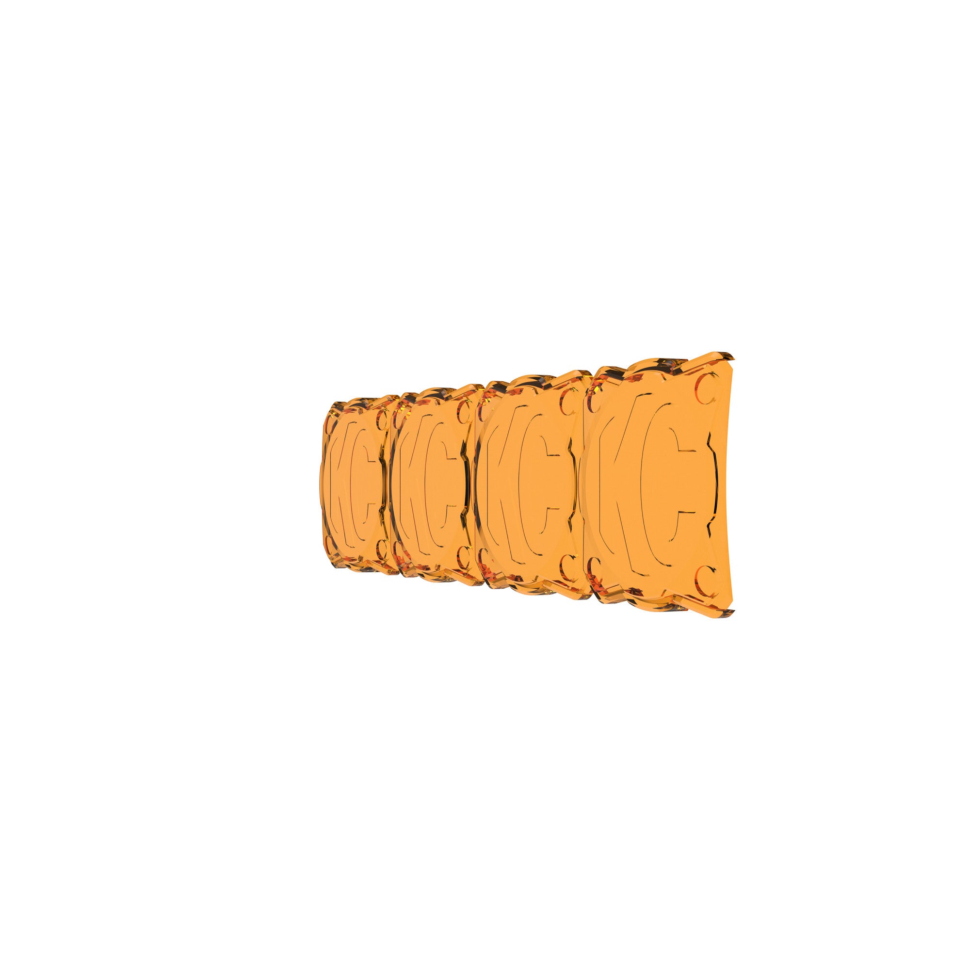 Head Light Cover Shield Flex Era Bar 10 Inch Amber Each KC HiLiTES